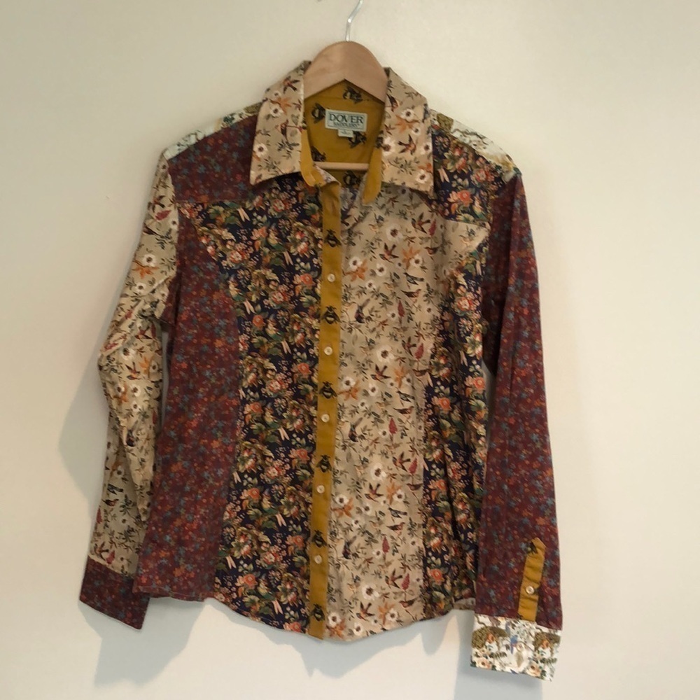 Dover Saddlery Long Sleeve button up shirt size large